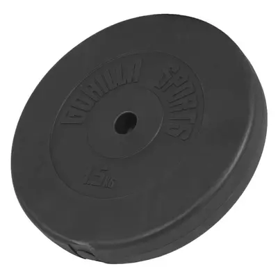 Gorilla Sports Činkový kotouč z plastu, výplň cement, 7,5 kg