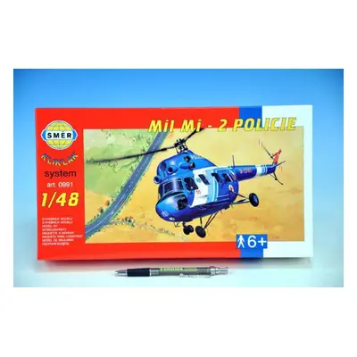 Směr Model helikoptéra Vrtulník Mi 2 Policie 1:48