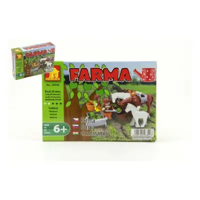 Teddies Dromader Farma 28302 Stavebnice 89ks v krabici 18,5x13x4,5cm