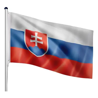 85188 FLAGMASTER® Vlajkový stožár vč. vlajky Slovensko, 650 cm