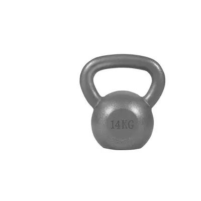 Gorilla Sports Kettlebell činka, litina, šedá, 14 kg