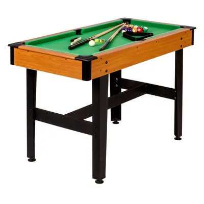 GamesPlanet® 57275 Kulečníkový stůl pool biliard kulečník s vybavením, 4 ft, zelený