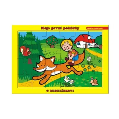 Puzzle deskové O Budulínkovi 26x17cm 24 dílků Moje první pohádky