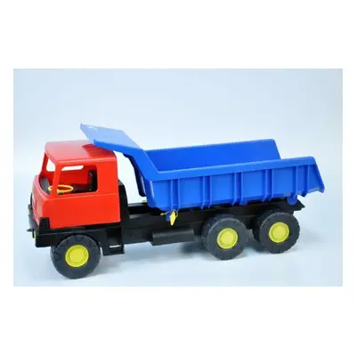 Teddies Tatra 815 Auto korba modrá kabina červená plast 75cm