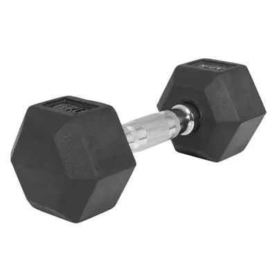 Gorilla Sports Hexagon jednoruční činka pogumovaná, 6 kg 76724