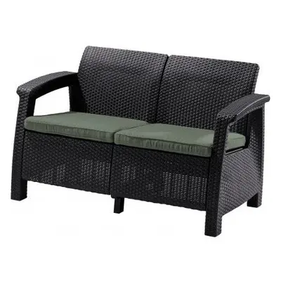 Allibert CORFU LOVE SEAT 35595 Pohovka - hnědá