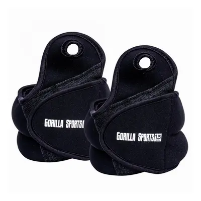 Gorilla Sports Zátěžové manžety 3 kg, 2 x 1,5 kg