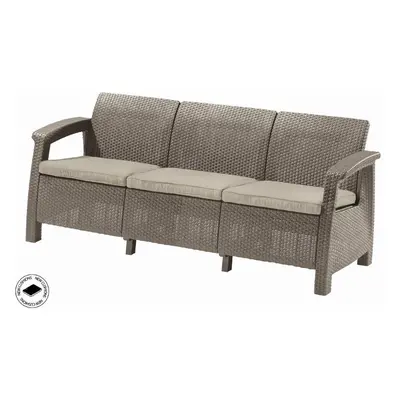 Keter 87669 KETER Corfu love seat max zahradní pohovka, cappuccino