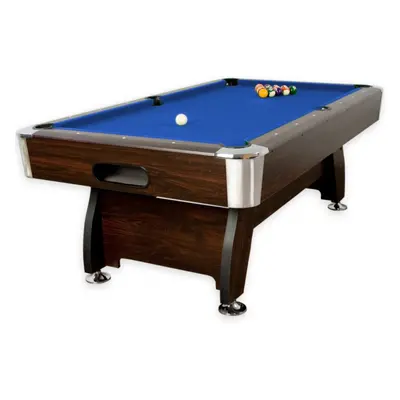 GamesPlanet® 1385 Kulečníkový stůl pool billiard kulečník s vybavením, 8 ft