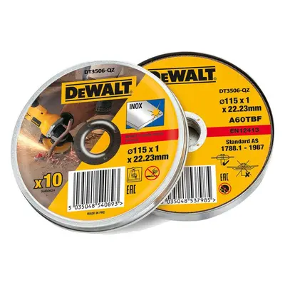 Řezný kotouč Dewalt DT3506 115 mm, 10 ks