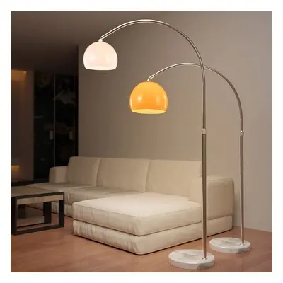 88966 Jago Stojací oblouková lampa bílá, 145 - 220 cm