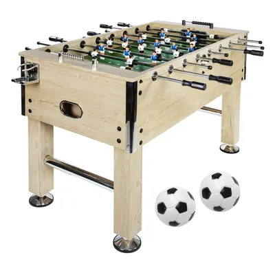 GamesPlanet® Profi stolní fotbálek Leeds, 140 x 73 x 87 cm, světlý dekor M02463