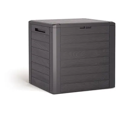 Prosperplast Zahradní box woodebox, hnědý, 140 l