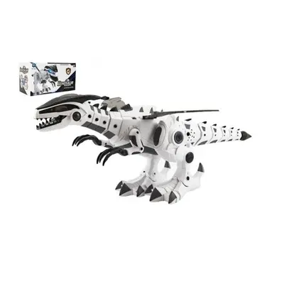 Chodící robot dinosaurus, se zvukem a světlem, plast, 40cm