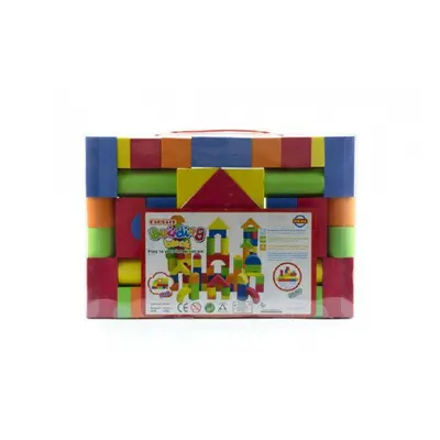 Teddies 50093 Kostky pěnové 41ks v plastové tašce 32x21cm