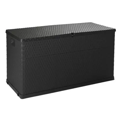 RATTAN zahradní plastový úložný box 420 L, grafit