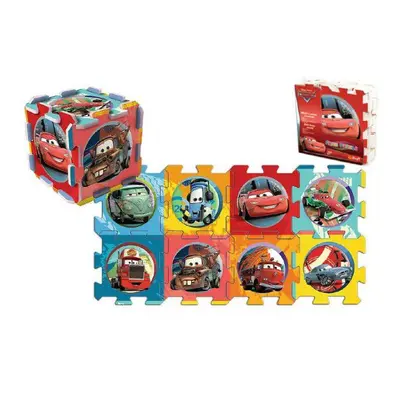 Teddies Cars/Auta 48604 Pěnové puzzle 32x32x1cm 8ks v sáčku