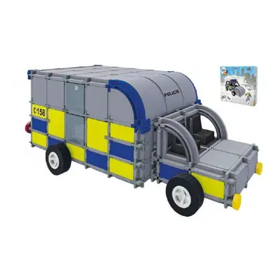 Seva Rescue Policie 2 Stavebnice plast v krabici 35x33x8cm