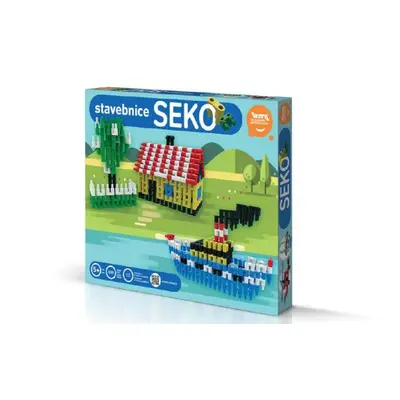 Seko Stavebnice plast 600ks v krabici 35x29x3,5cm