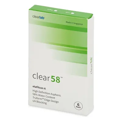 Clear 58 (6 čoček)