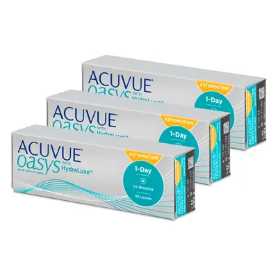 Acuvue Oasys 1-Day with HydraLuxe for Astigmatism (90 čoček)