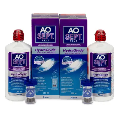 Alcon AO SEPT PLUS HydraGlyde 2 x 360 ml