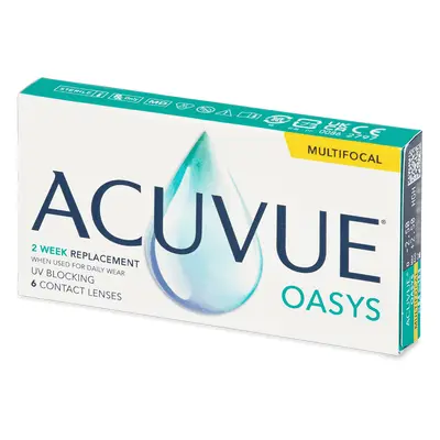 Johnson & Johnson Acuvue Oasys Multifocal (6 čoček)