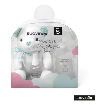 SUAVINEX - Sada MEDVÍDEK A PARFÉM BABY COLOGNE 100+50 ml