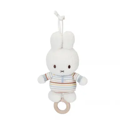 LITTLE DUTCH - Hudební králíček Miffy Vintage Proužky