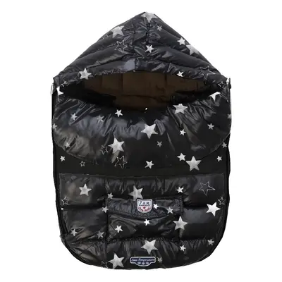 7 A.M. ENFANT - Enfant Baby Shield fusak, Print Black Stars