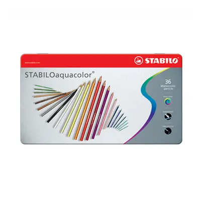 STABILO - Pastelky aquacolor metal box 36 ks