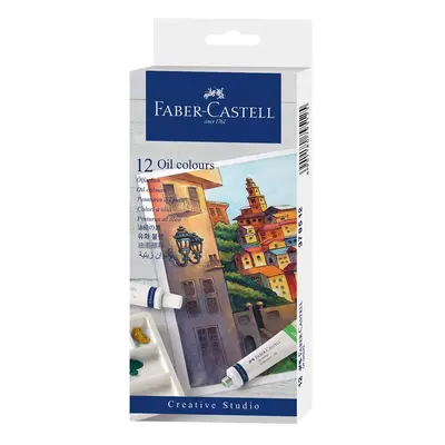 FABER CASTELL - Olejové barvy v tubě 9 ml, 12 barev