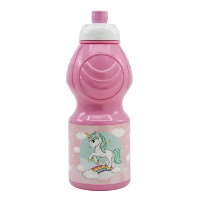 STOR - Plastová láhev na pití UNICORN, 400ml, 08040