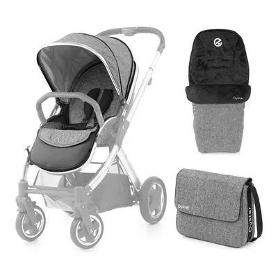 BABYSTYLE - Oyster 2/ Max textilní set Wolf Grey 2019