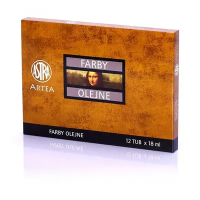 ASTRA - ARTEA Olejové barvy Profi, Sestava 1, 12 x 18ml, 83410974