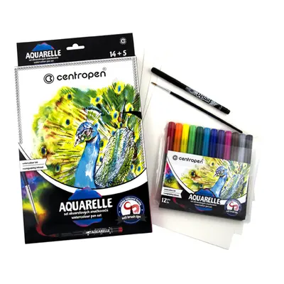 CENTROPEN - Fixy9383 Aquarelle set - sada 14 + 5 ks