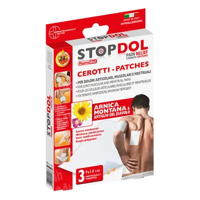 STOPDOL - Náplast proti bolesti 3ks 9x14cm s Arnikou