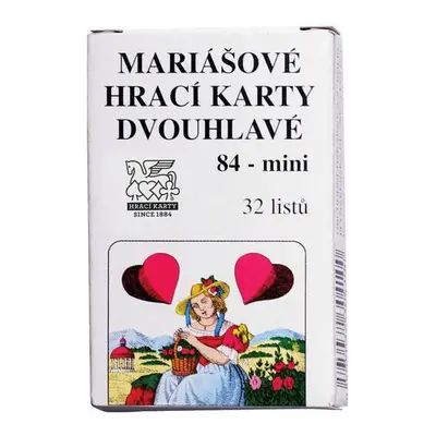 MEZUZA - Hrací karty Mariáš dvouhlavý mini – 1648