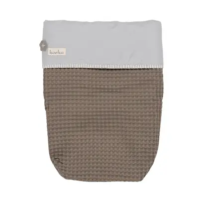 KOEKA - Nánožník na autosedačku Antwerp - taupe/silver grey