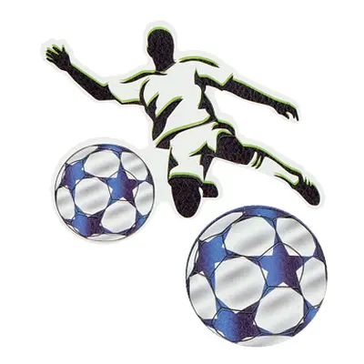 SPIRIT - Sticker na tašku Football Player, sada 2 ks