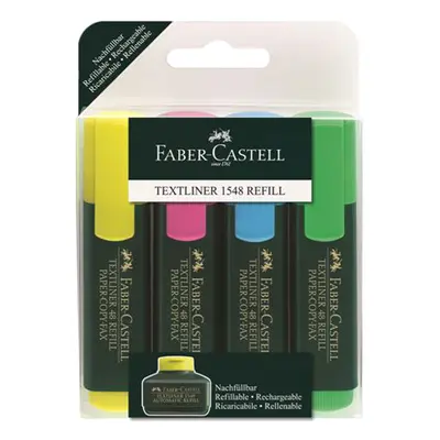 FABER CASTELL - Zvýrazňovač Textliner 1548/4 set