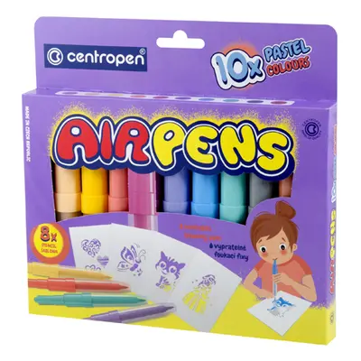 CENTROPEN - Fixy - foukací 1500/10 Pastel Colours