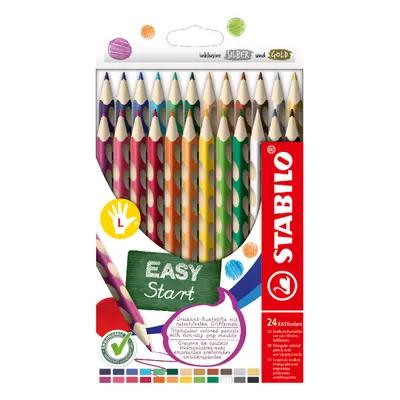 STABILO - Pastelky EASYcolors pro leváky - 24 ks sada