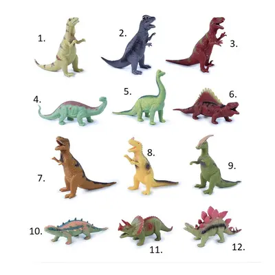 RAPPA - Dinosaurus měkké tělo 20cm, Mix produktů