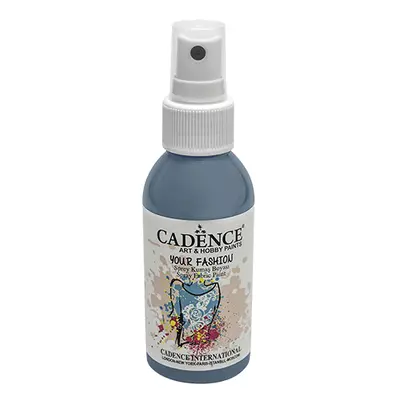 CADENCE - Textilná farba v spreji, sivá, 100ml