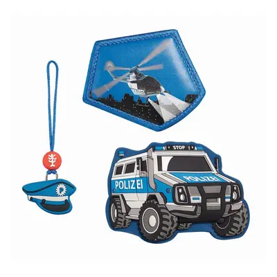 HAMA - Doplňkový set obrázků MAGIC MAGS Policejní auto k aktovkám GRADE, SPACE, CLOUD, 2v1 a KID