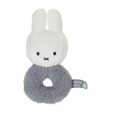 LITTLE DUTCH - Hrkálka králiček Miffy Fluffy Blue