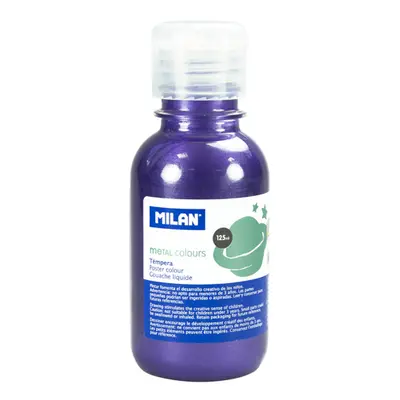 MILAN - Barva temperová 125ml metalická fialová