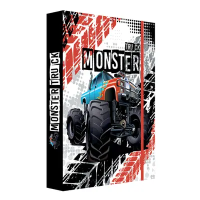 JUNIOR - Box na zošity A4 Jumbo Monster Truck