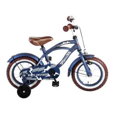 VOLARE - Dětské kolo Blue Cruiser – chlapecké – 12 palcové – modré – smontované na 95 %